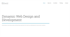Desktop Screenshot of bowst.com