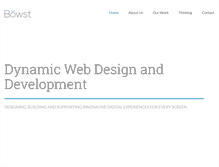 Tablet Screenshot of bowst.com